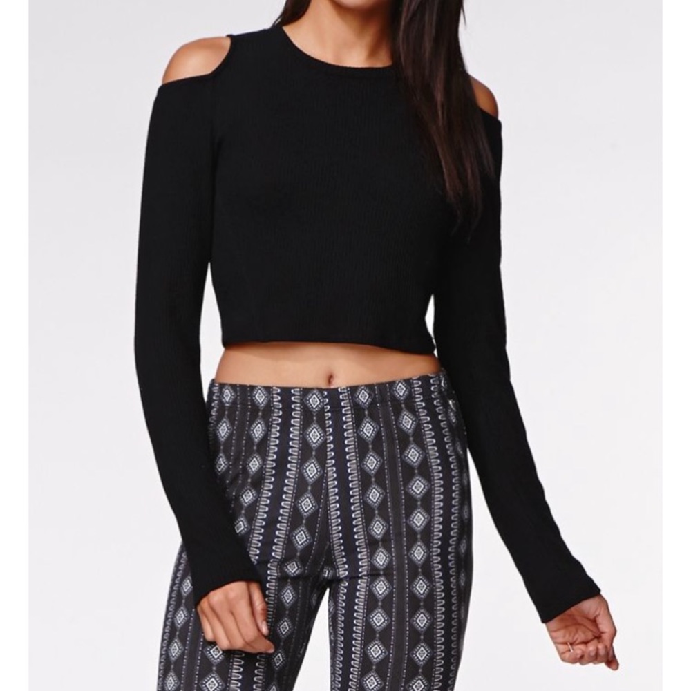 Kendall and Kylie cold shoulder top